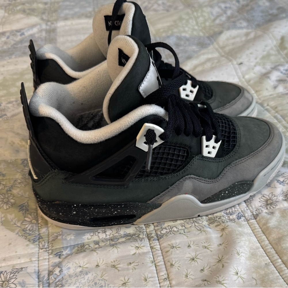 Jordan Kids Black and Gray Sneakers